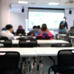 Students in a classroom