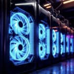 Cooling fans in a data center